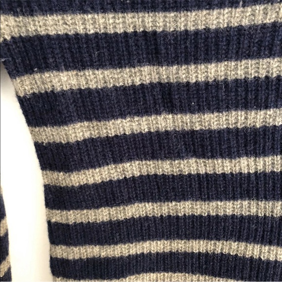 Madewell XS striped sweater elbow patches wool - Picture 7 of 10